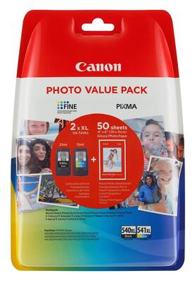 Canon PG-540XL / CL-541XL (5222B013) Duo Pack Original Cartridge - MG2150 / MG3150