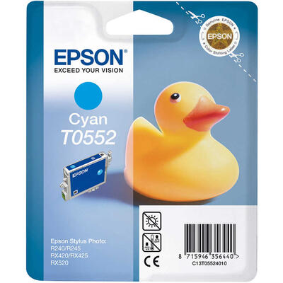 Epson C13T05524020 (T0552) Cyan Original Ink - R240 / R245 (Ex)