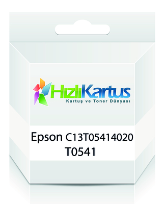 Epson C13T05414020 T0541 Siyah Renkli Muadil Kartu