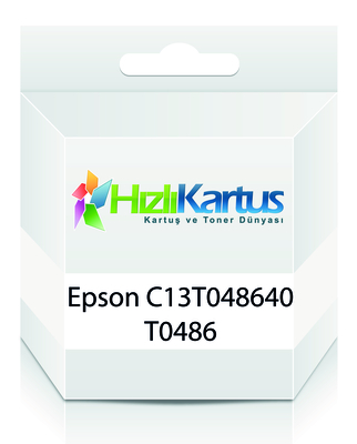 Epson C13T04864020 (T0486) Light Magenta Compatible Cartridge - Stylus Photo R200