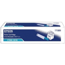 Epson CX21 S050318 Cyan Original Toner Cartridge