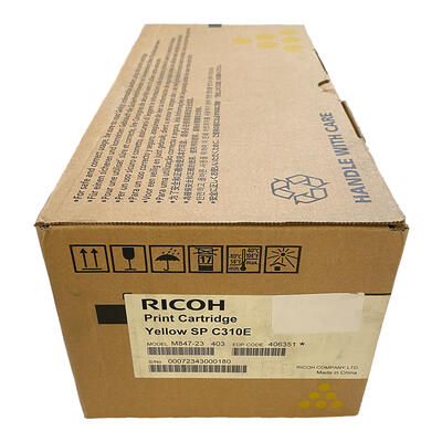 Ricoh 406351 Gelber Originaltoner - SPC-320DN / SPC-231N