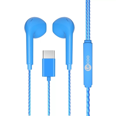Lenovo Lecoo EH104C-BL Type-C Mavi Kulak İçi Mikro
