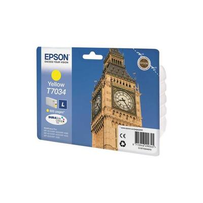 Epson C13T70344010 (T7034) Yellow Original Cartridge - WP-4015DN (Damaged Box)