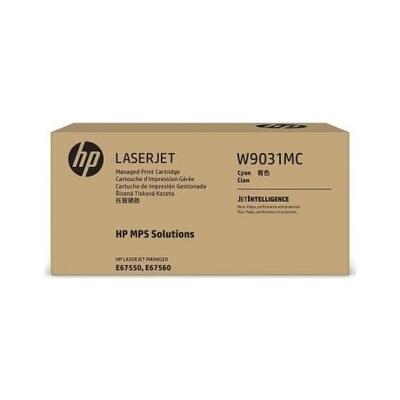 HP W9031MC Cyan Original Toner - Laserjet Managed E67550