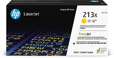 HP 213X(W2132X) YellowART Toner High Capasi Tags