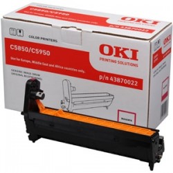 OKI 43870022 Kırmızı Orjinal Drum Ünitesi - C5850