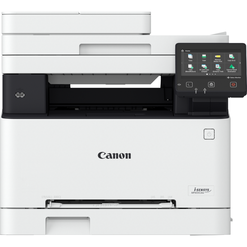 Canon MF655Cdw (5158C004AA) Wi-Fi + Fotokopi + Tarayıcı + Renkli Çok Fonksiyonlu Lazer Yazıcı