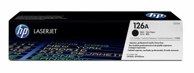 HP CE310A (126A) Black Original Toner Cartridge - LaserJet CP1025 (B)