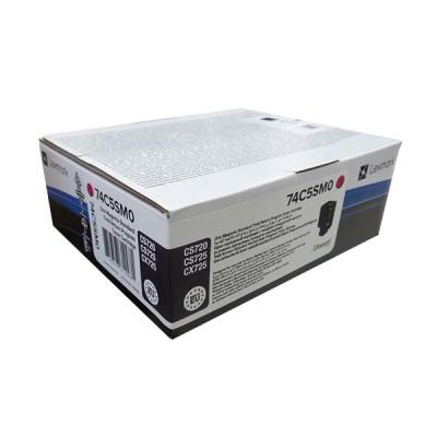 Lexmark 74C5SM0 Roter Orjintoner Standardkappe