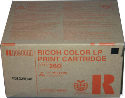 Ricoh 888447 Gelber Originaltoner -TYP 260 C7528N / C7535 / CL7200