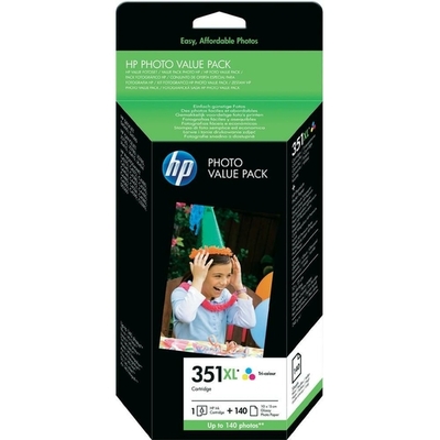 HP Q8848EE (351XL) Original Color Cartridge + Photo Paper