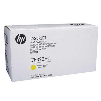 HP CF322AC (653A) Gelber Originaltoner - LaserJet M680