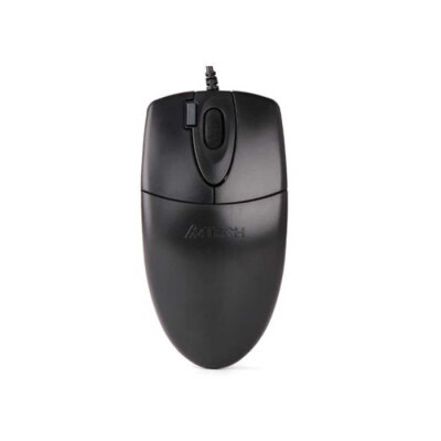 A4 Tech OP620D Schwarze optisch verdrahtete Maus