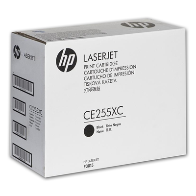 HP CE255XC (55X) Black Original Toner (Contract Product) - Laserjet P3015 (C)