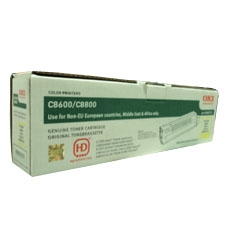 OKI 43487721 Yellow Original Toner - C8600 / C8800