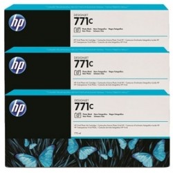 HP B6Y37A (771C) Photo Black 3-pack Plotter Cartridge - DesignJet Z6200 (Ex)
