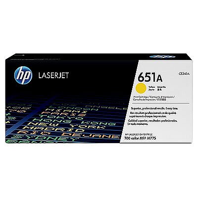 HP CE342A (651A) Sarı Orjinal Toner - Laserjet M77
