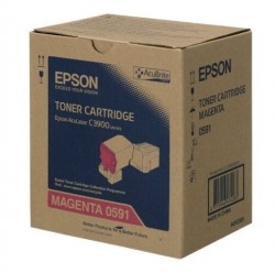 Epson C13S050591 Roter Orjinaltoner — C3900/C