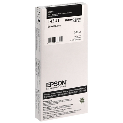 Epson T43U1 (C13T43U140) Schwarze Orjinalpatrone — SL