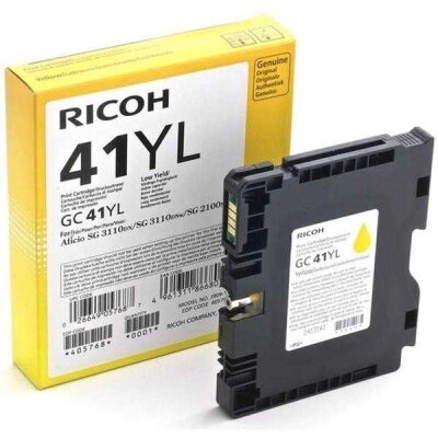 Ricoh GC-41YL Gelbe Originalpatrone - SG-3100snw
