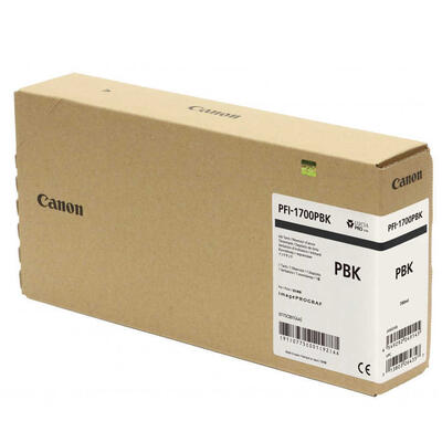 Canon PFI-1700PBK (0775C001AA) Photo Black Original Cartridge - PRO-2000 / PRO-4000