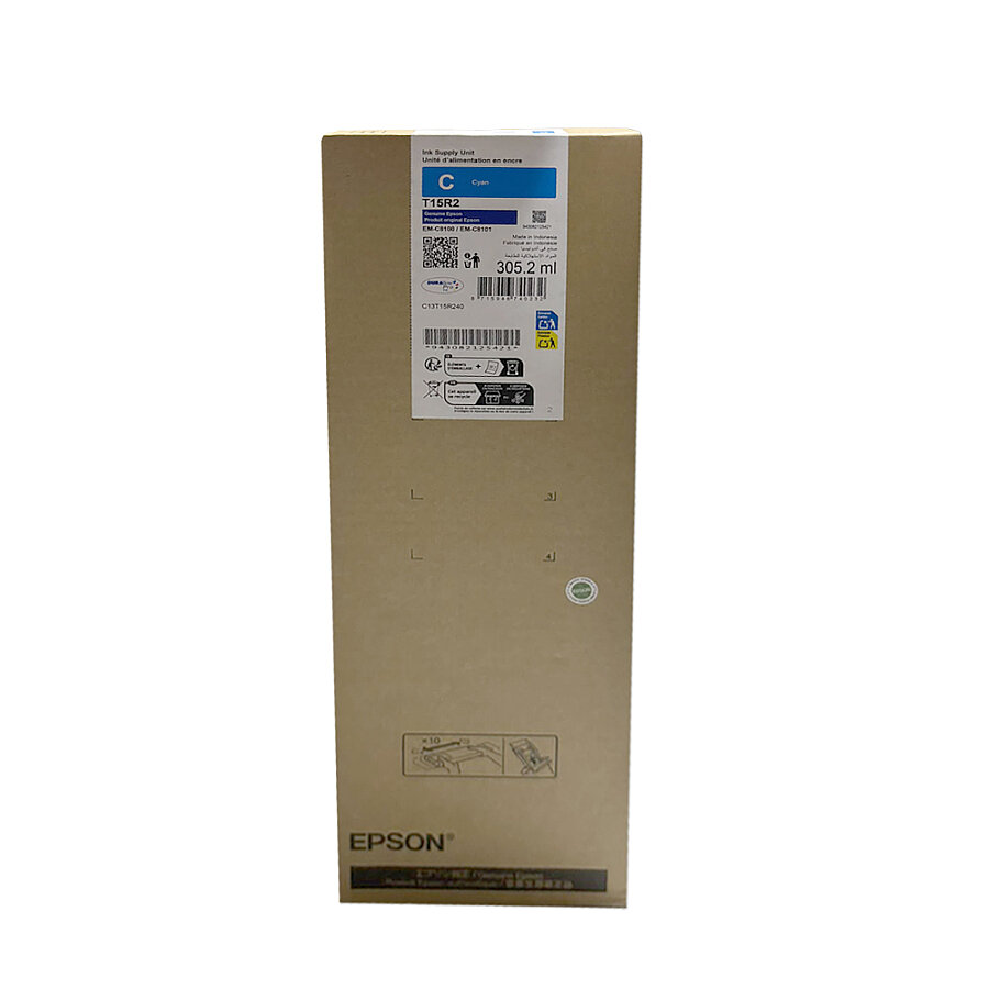 Epson C13T15R240 Cyan Original Cartridge -  EM-C8100RDWF / EM-C8101RDWF