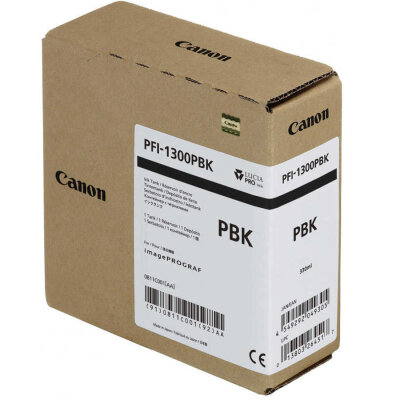 Canon PFI-1300PBK (0811C001) Foto Schwarz Orjin