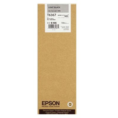 Original Ink Ink for Epson C13T636700 (T6367) Light Black - Stylus Pro 7700