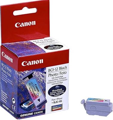 Canon BCI-12 (6881A009) Black Original Cartridge - BJC-55 / BJC-85