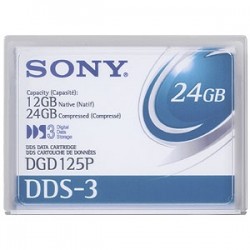 Sony DGD125P DDS3 Data Kartuş 12 GB / 24 GB , 125m