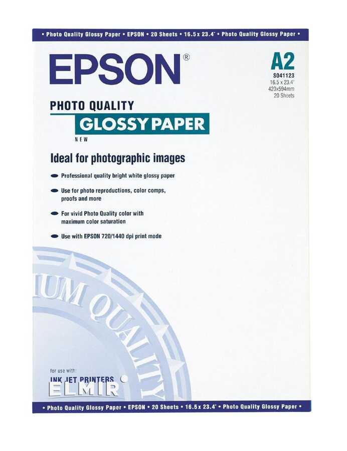Epson C13S041123 Fotoqualität, glänzend.