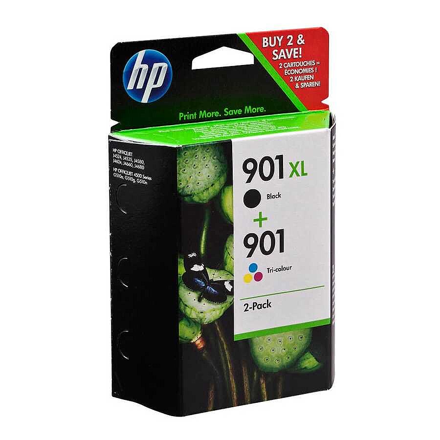 HP 901 + 901XL (SD519AE) Original High-Capacity Cartridge Set - J4524 (Ex)