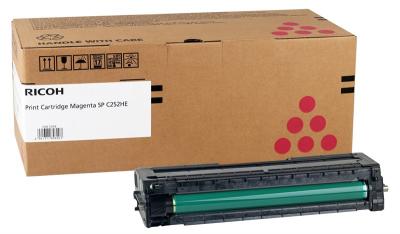 Ricoh 407718 SP-C252HM Magenta Original Toner Cartridge SP-C252, SP-C250, SP-C260, SP-C262
