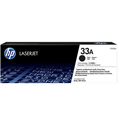 HP CF233A (33A) Black Original Toner - Laserjet M106w / M134a (C)