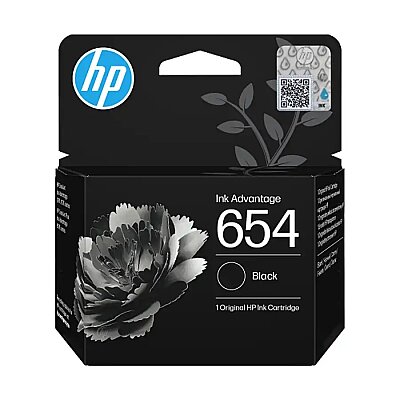 HP 7FP39UE (654) Black Original Cartridge - DeskJet 2900