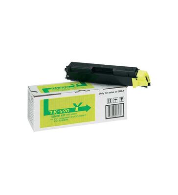 Kyocera TK-590Y Yellow Original Toner - FS-C2026 / C2126