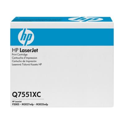 HP Q7551XC (51X) Black Original Toner Cartridge - LaserJet 3005 (C)