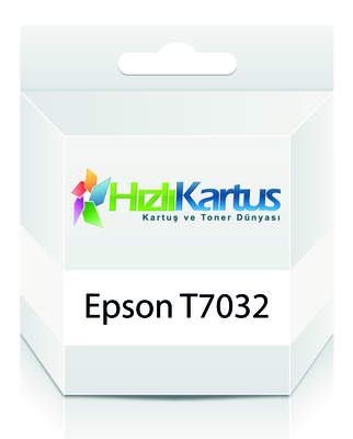 Epson C13T70324010 (T7032) Mavi Muadil Kartuş - WP