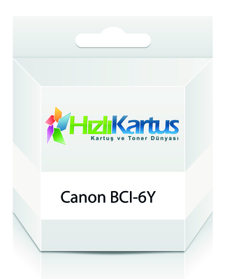 Canon BCI-6Y (4708A002AA) Sarı Muadil Kartuş
