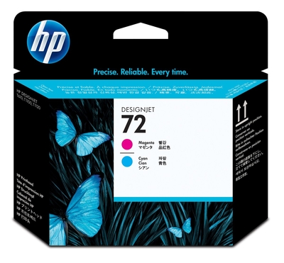 HP C9383A (72) Red-Cyan Original Head Cartridge - DesignJet T610
