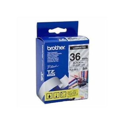 Brother TZ-261 (36MM) Black Laminated Label