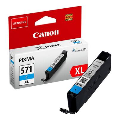 Canon CLI-571XL C  (0332C001)  High Yield Cyan Original Cartridge - MG5700 / MG6800