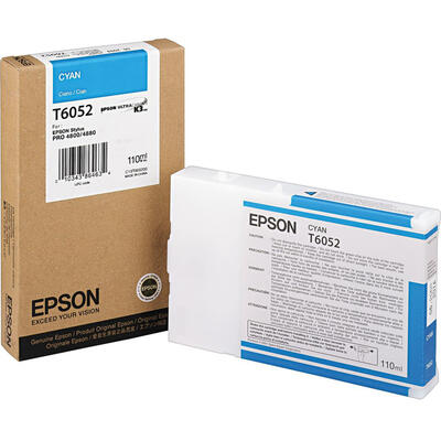 Epson C13T605200 (T6052) Cyan Original Ink - Stylus Pro 4800 (Ex)