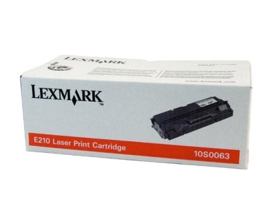 Lexmark 10S0063 Siyah Orjinal Toner - E210