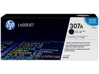 HP CE740A (307A) Black Original Toner Cartridge - LaserJet CP5225