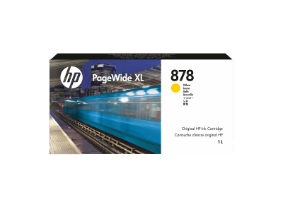 HP 878 (312Z4A) Sarı Orjinal Kartuş - PageWide XL