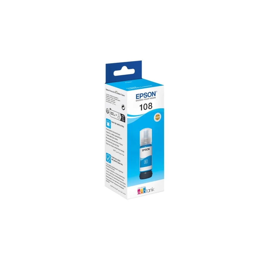 Epson C13T09C24A (108) Cyan Original Ink Cartridge - L8050 / L18050