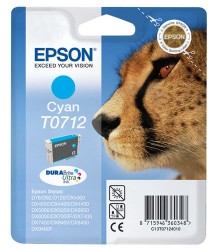 Epson C13T07124020 (T0712) Cyan Original Ink - Stylus SX215 (U)