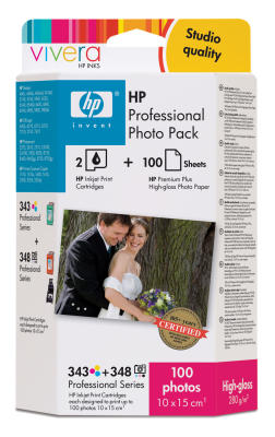 HP Q7960EE (343+348) Fotoğraf Paketi-Kartuş+ 100 A